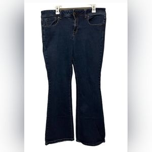 EUC American Eagle Bootcut Flare Leg Jeans Dark Wash